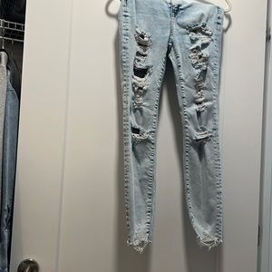 Super Skinny Acid Wash Jeans